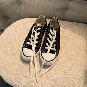 Converse Canvas Sneakers in Black and White